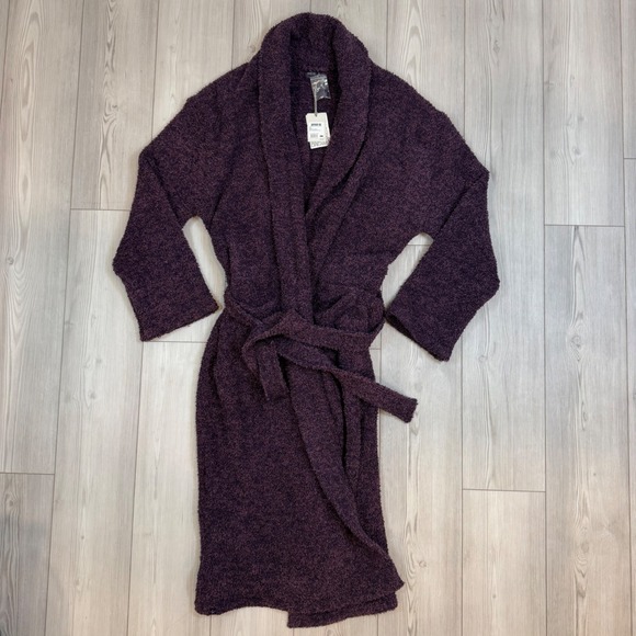 Barefoot Dreams Other - Barefoot Dreams CozyChic Adult Robe Amethyst Plum Flint Purple B509 Size 3 NWT